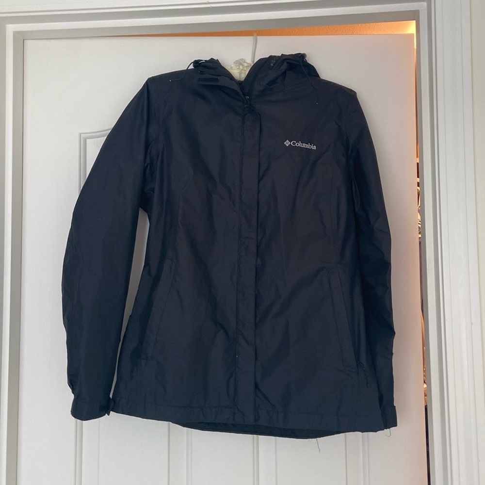 Black Columbia Rain Jacket